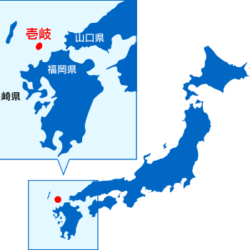 壱岐島地図