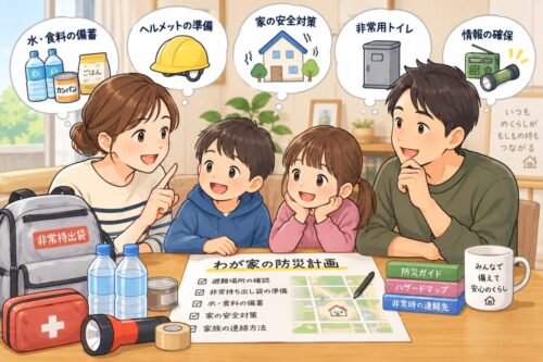 防災用品の見直しとアップデート